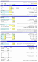 screenshot of the employee real cost calculator spreadsheet